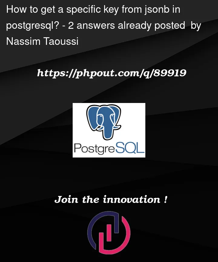 Question 89919 in PostgreSQL