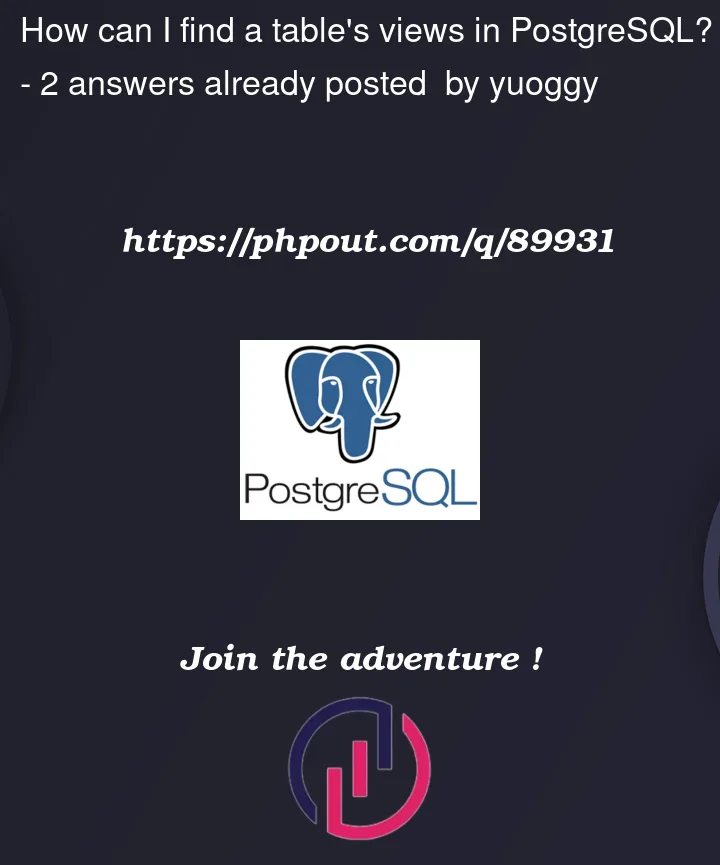 Question 89931 in PostgreSQL