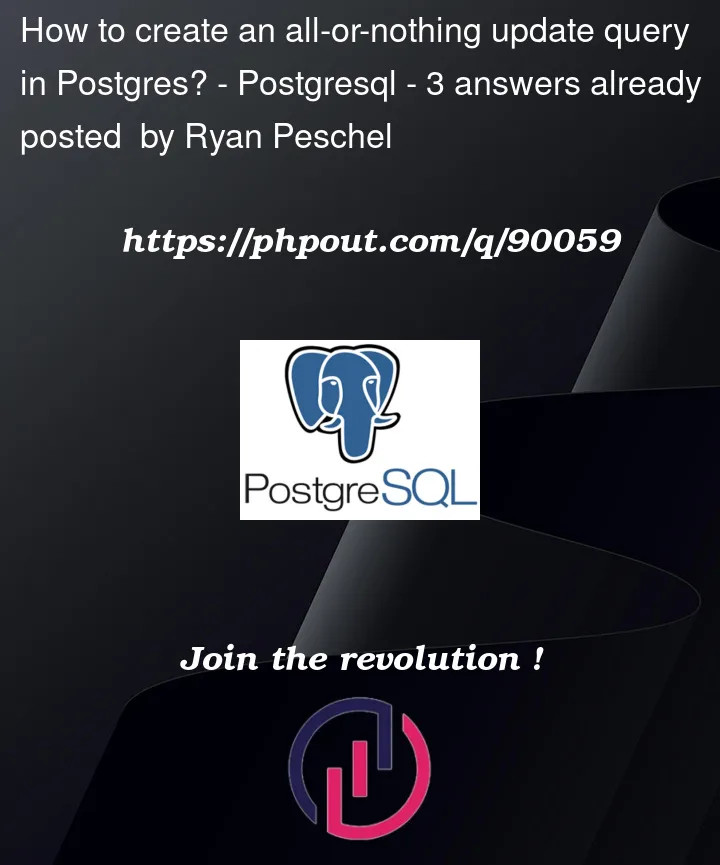 Question 90059 in PostgreSQL