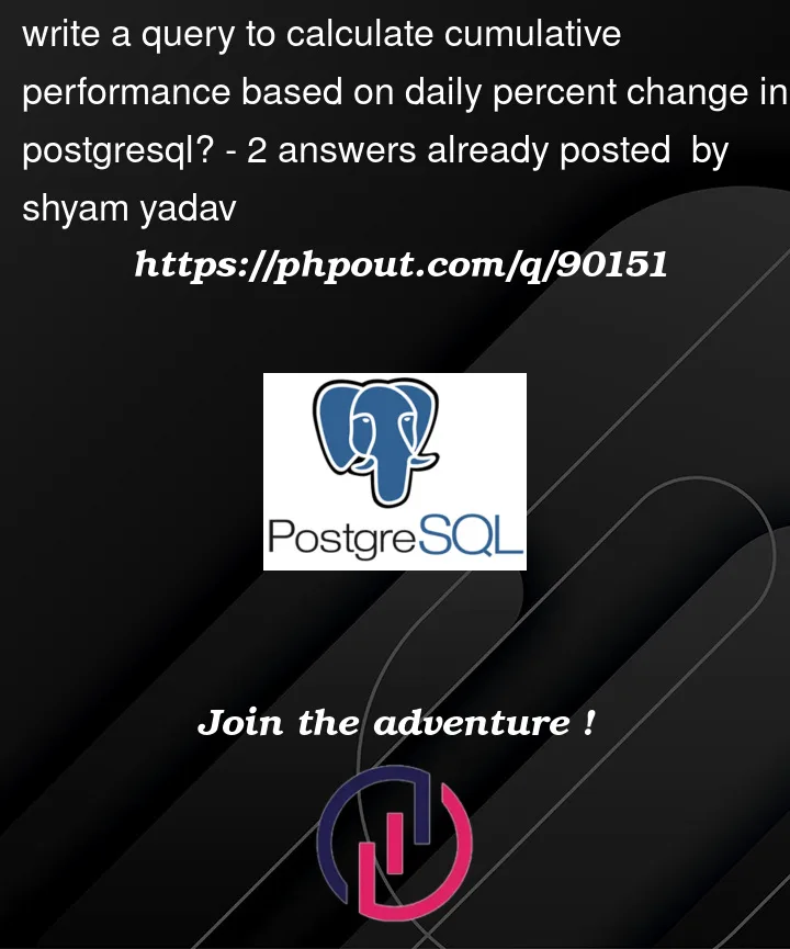 Question 90151 in PostgreSQL