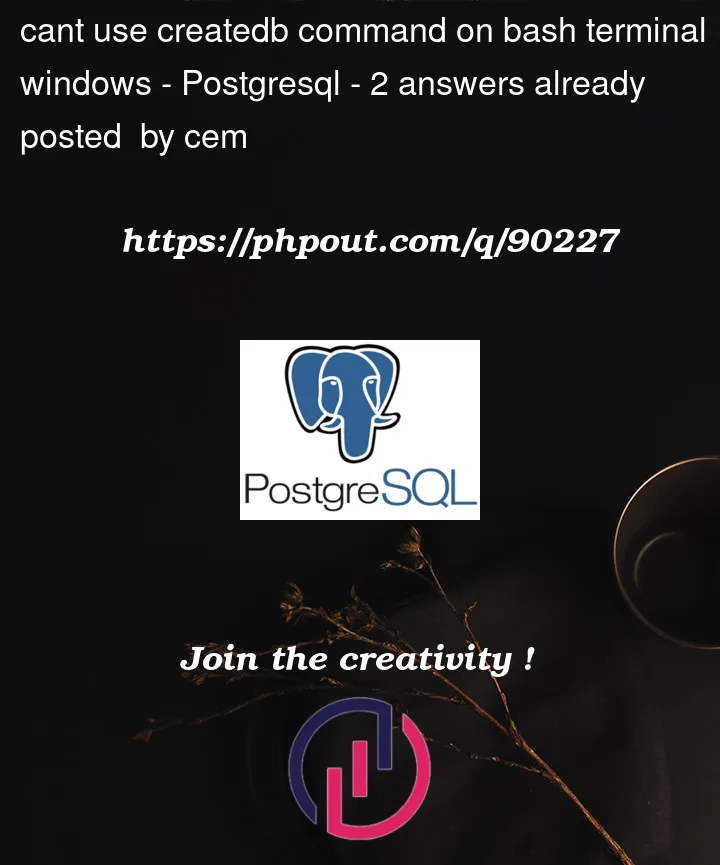 Question 90227 in PostgreSQL