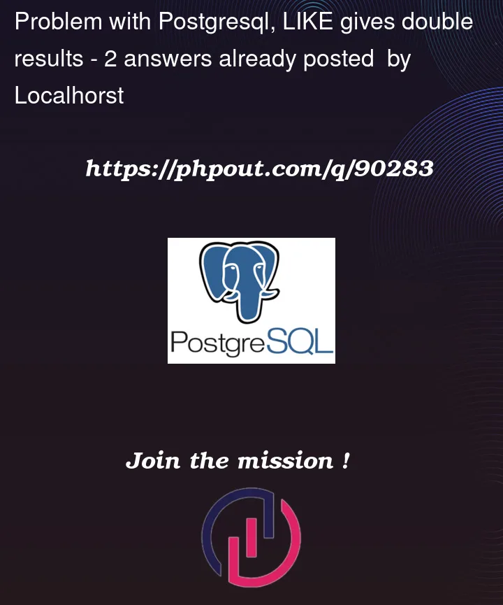 Question 90283 in PostgreSQL