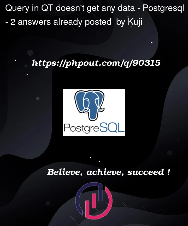 Question 90315 in PostgreSQL