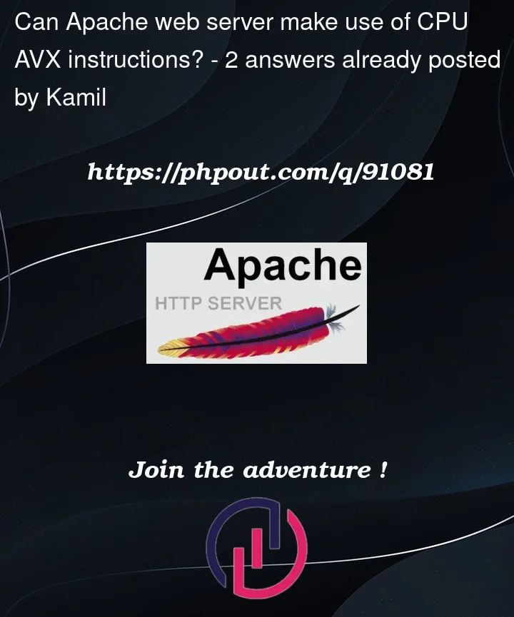 Question 91081 in Apache