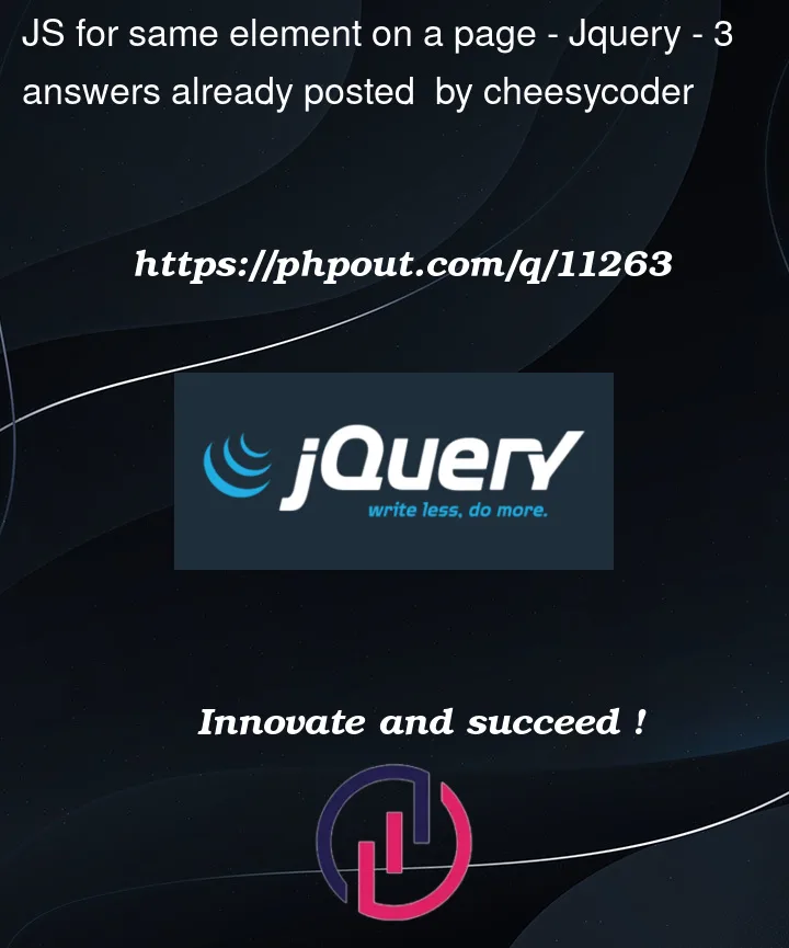 Question 11263 in Jquery