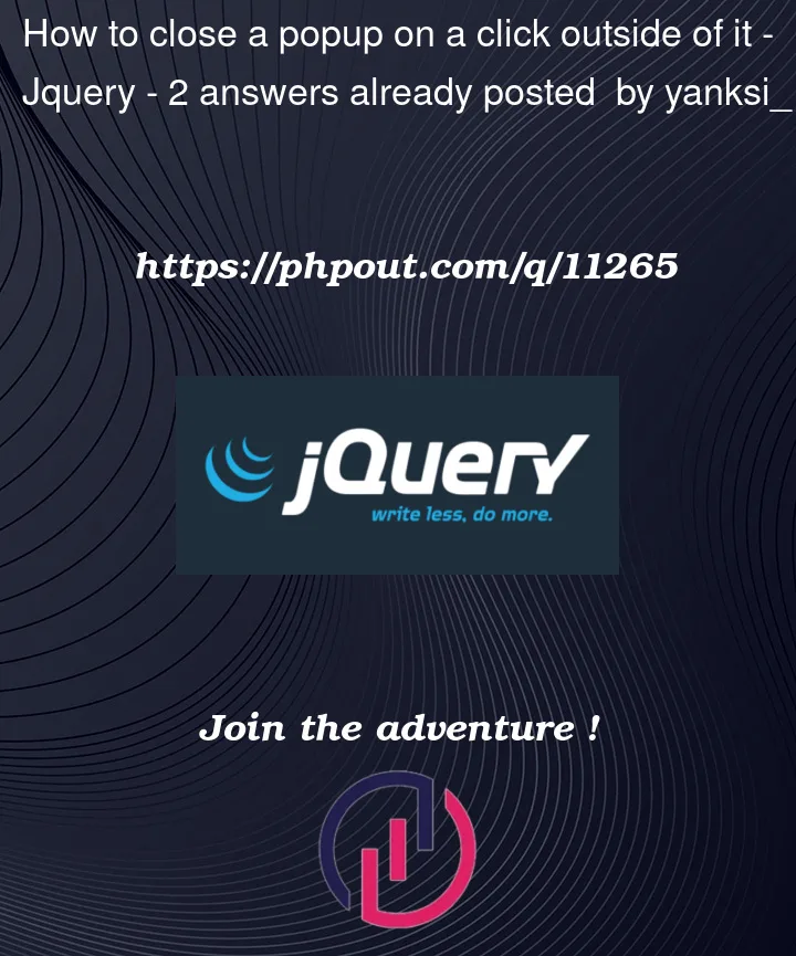 Question 11265 in Jquery