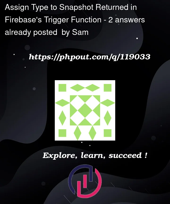 Question 119033 in Firebase