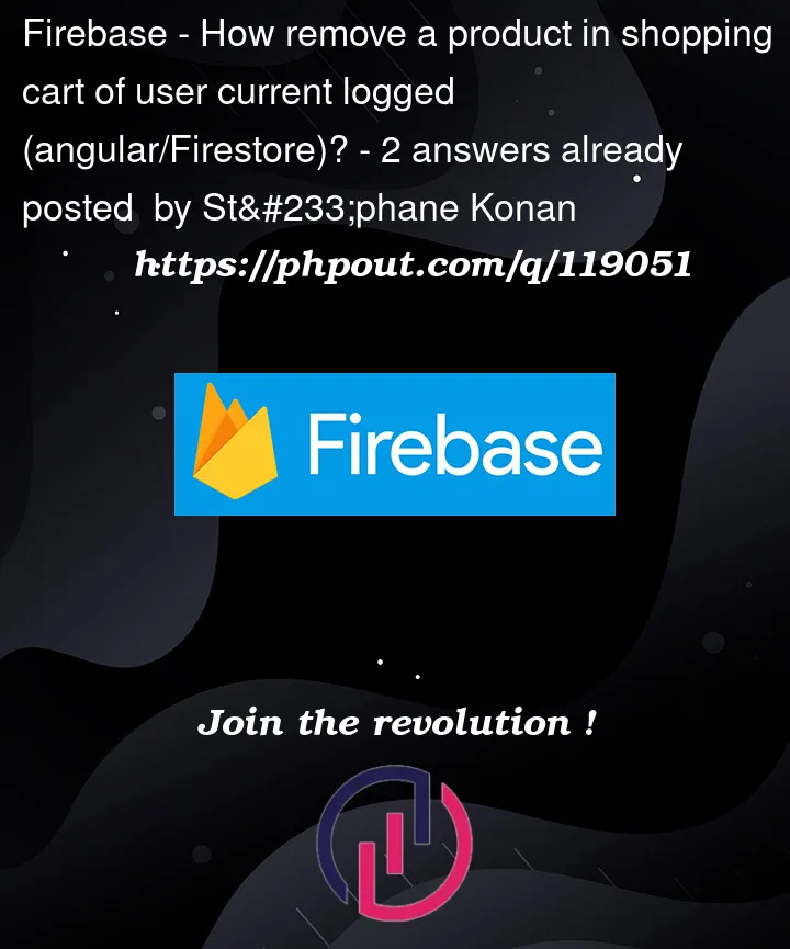 Question 119051 in Firebase