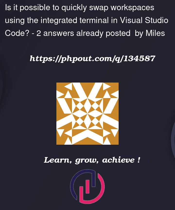 Question 134587 in Visual Studio Code