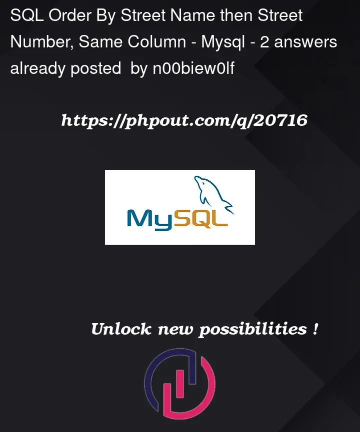 Question 20716 in Mysql