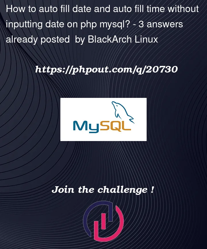 Question 20730 in Mysql