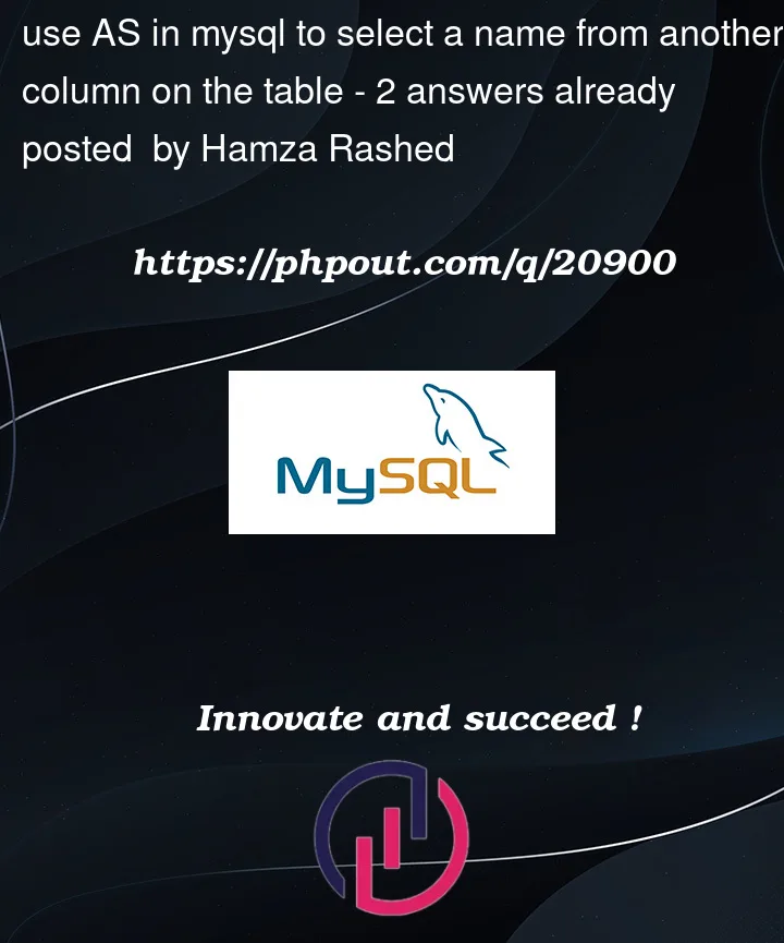 Question 20900 in Mysql