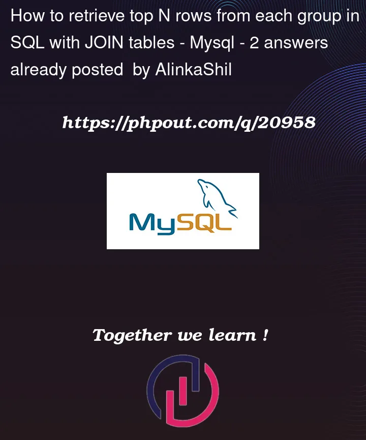 Question 20958 in Mysql