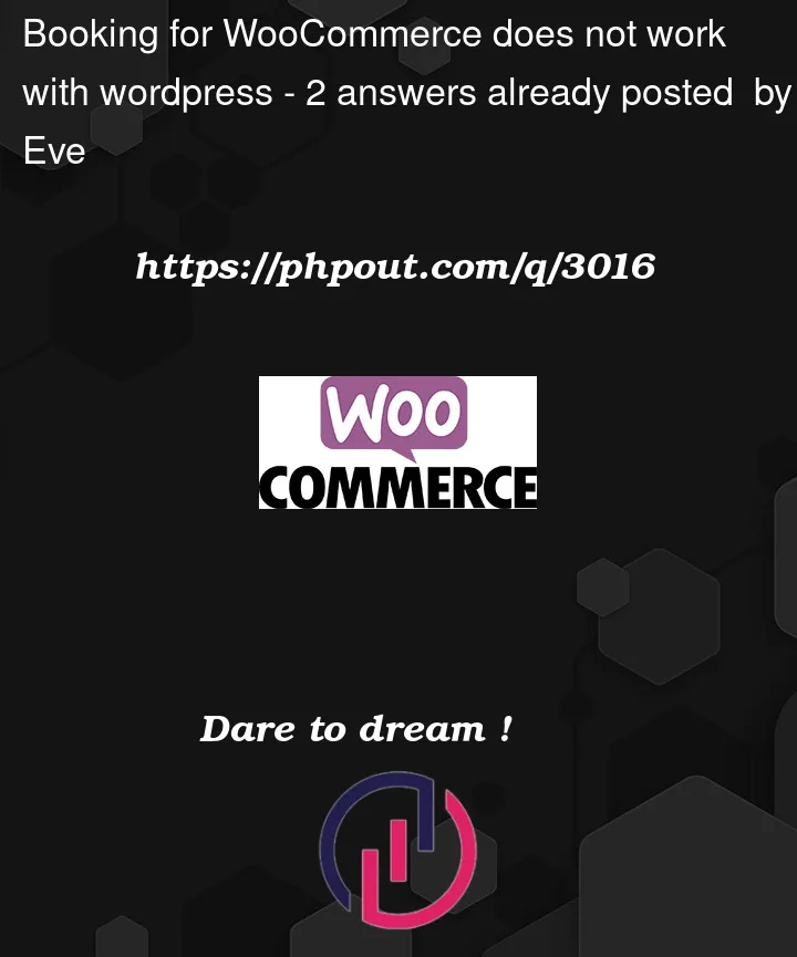 Question 3016 in Woocommerce