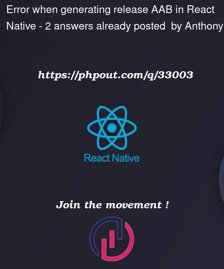 Question 33003 in React native