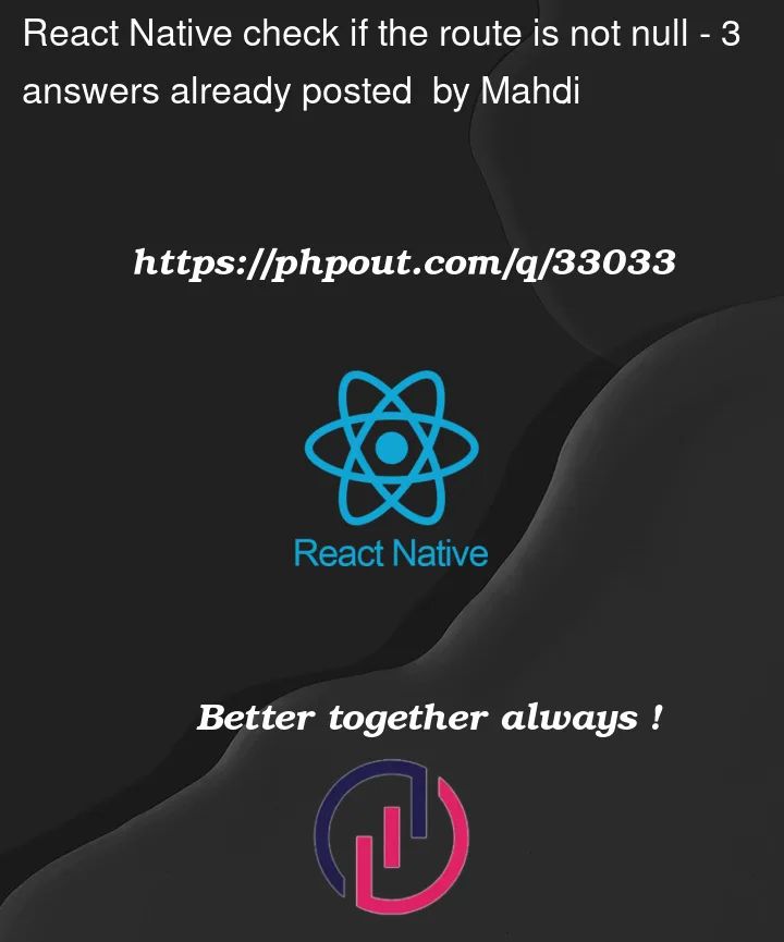 Question 33033 in React native