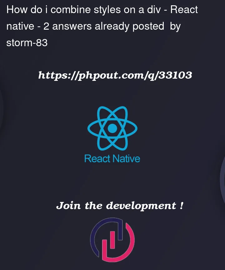 Question 33103 in React native