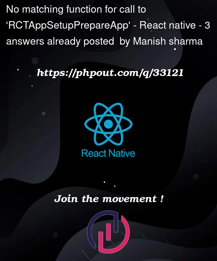 Question 33121 in React native