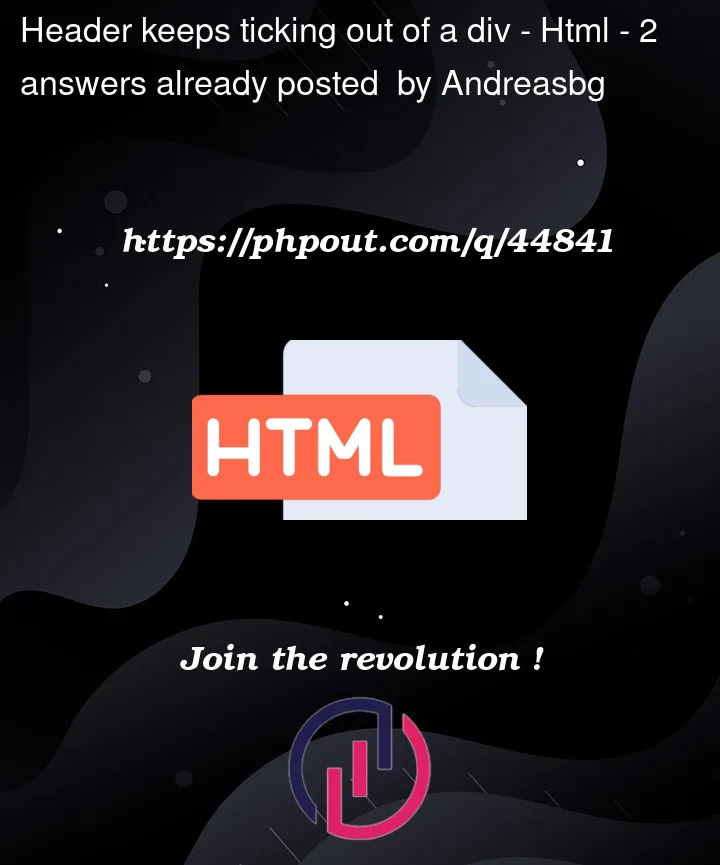 Question 44841 in Html