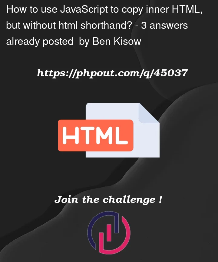 Question 45037 in Html