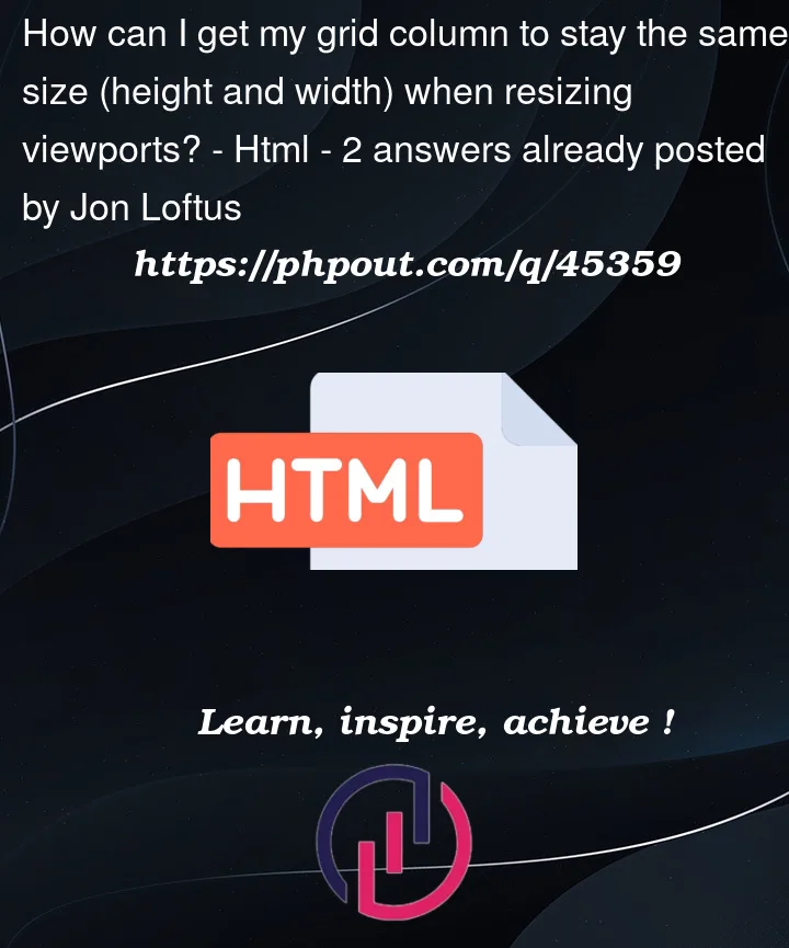 Question 45359 in Html