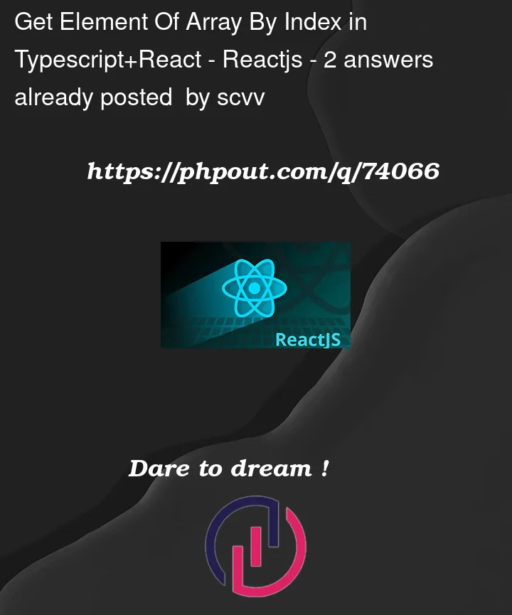 Question 74066 in Reactjs