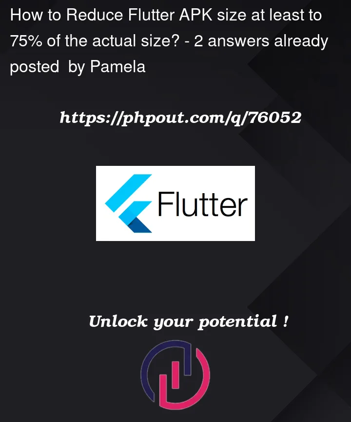 Question 76052 in Flutter