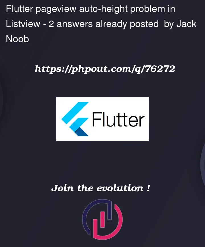Question 76272 in Flutter