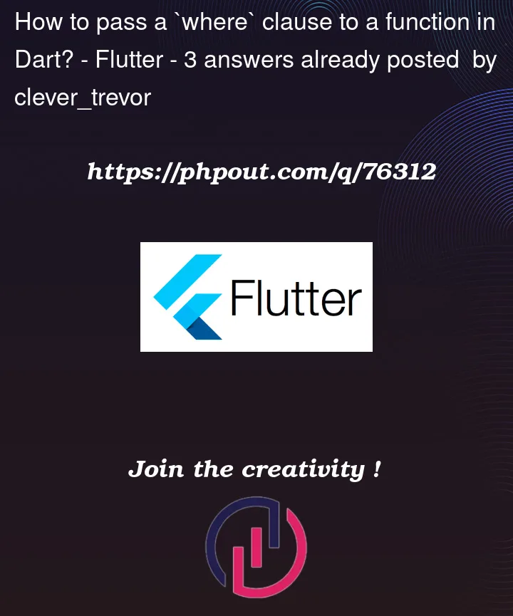 Question 76312 in Flutter
