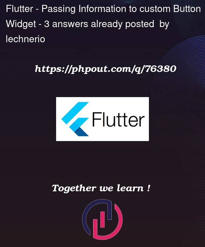 Question 76380 in Flutter