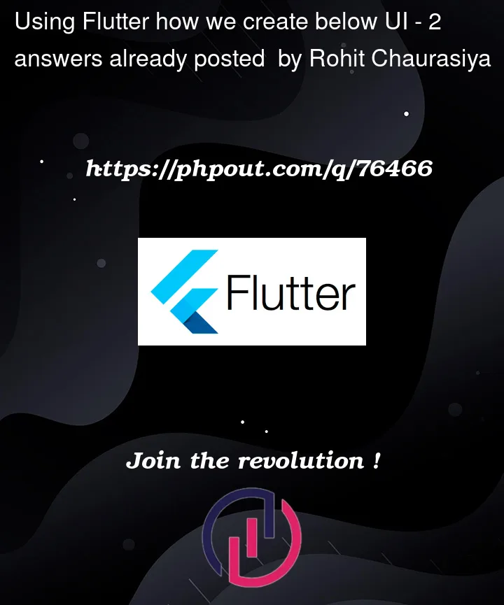 Question 76466 in Flutter