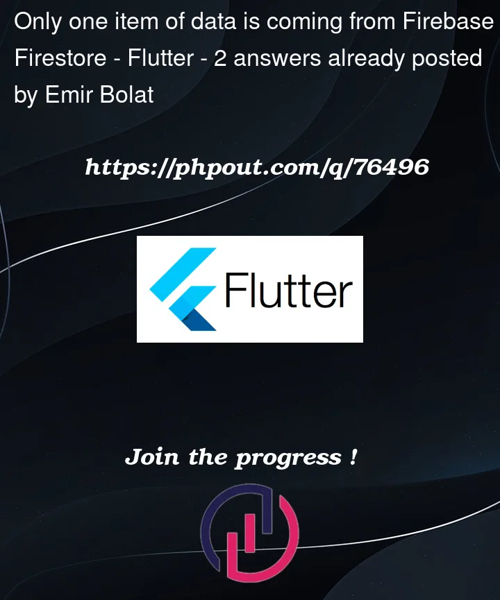 Question 76496 in Flutter