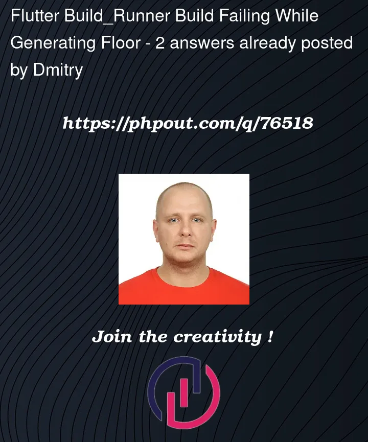 Question 76518 in Flutter