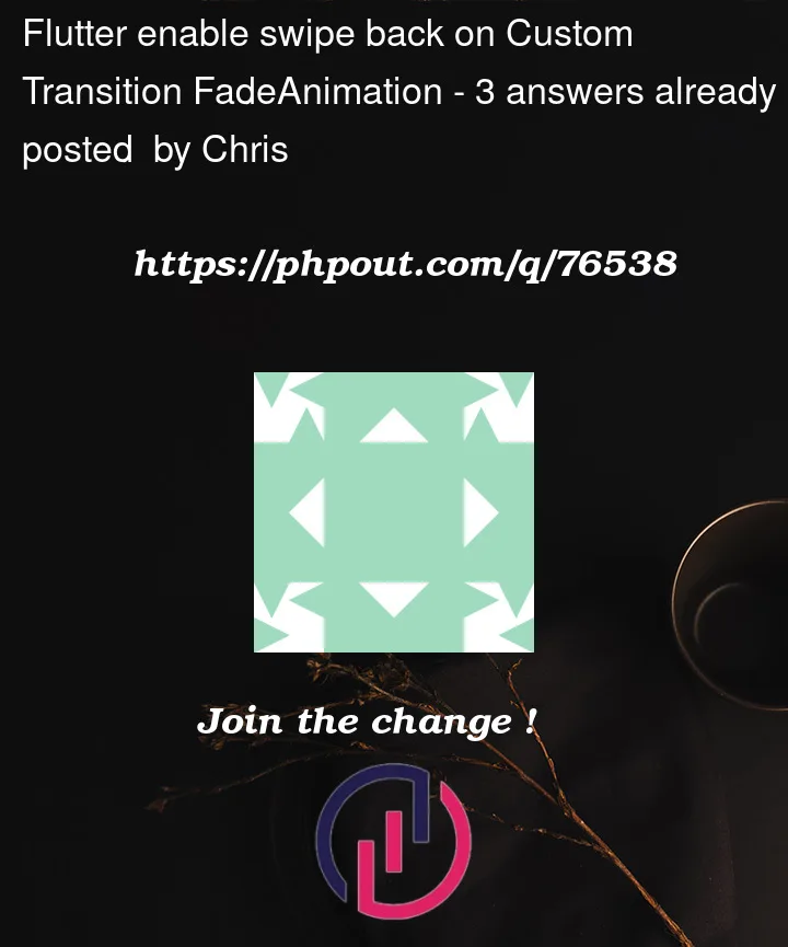 Question 76538 in Flutter