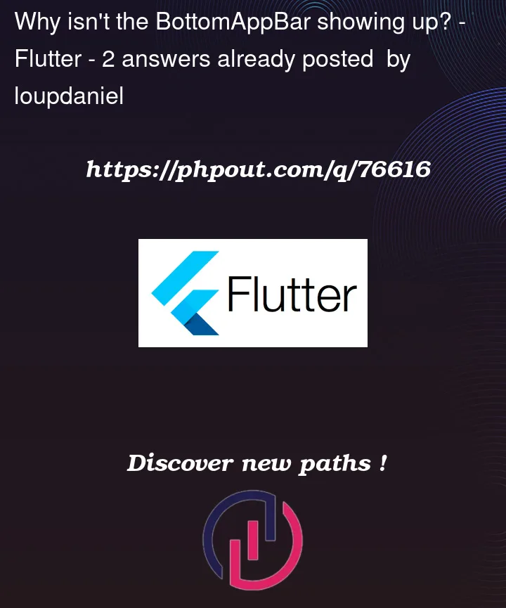 Question 76616 in Flutter