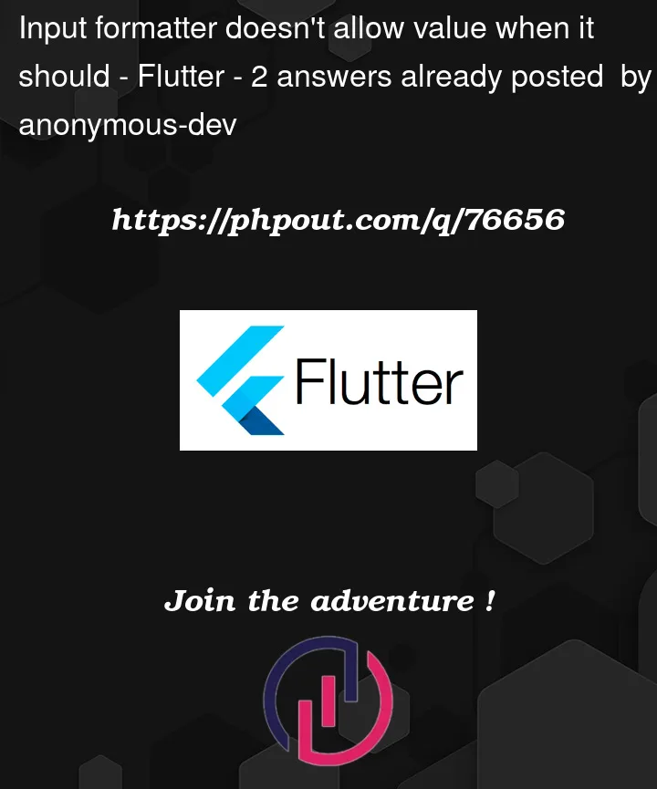 Question 76656 in Flutter