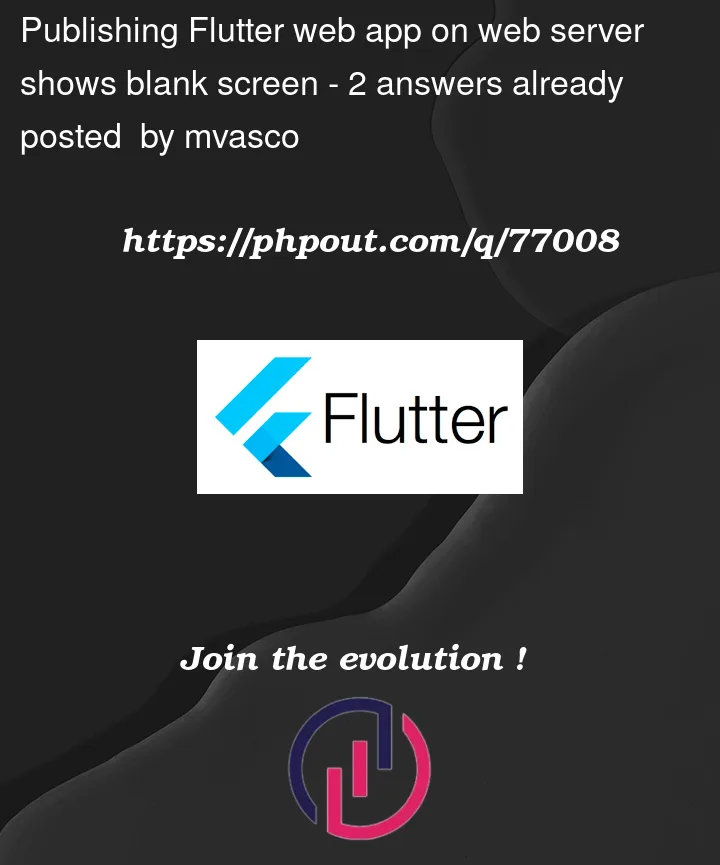 Question 77008 in Flutter
