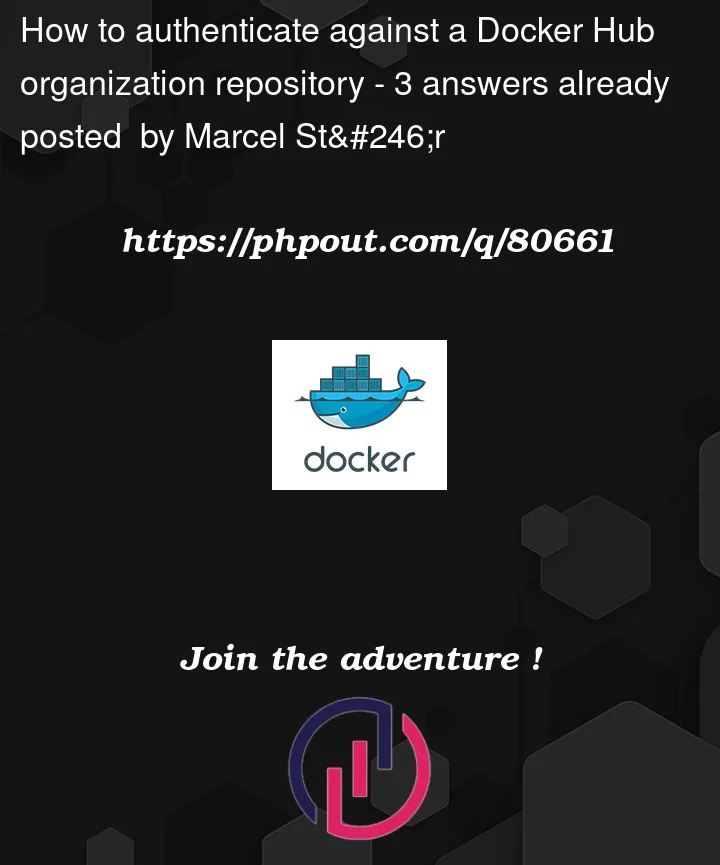 Question 80661 in Docker