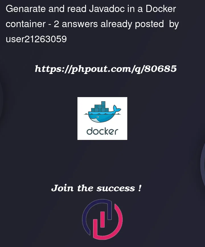 Question 80685 in Docker