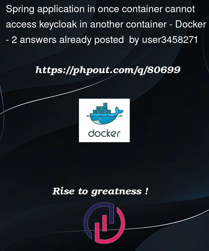 Question 80699 in Docker