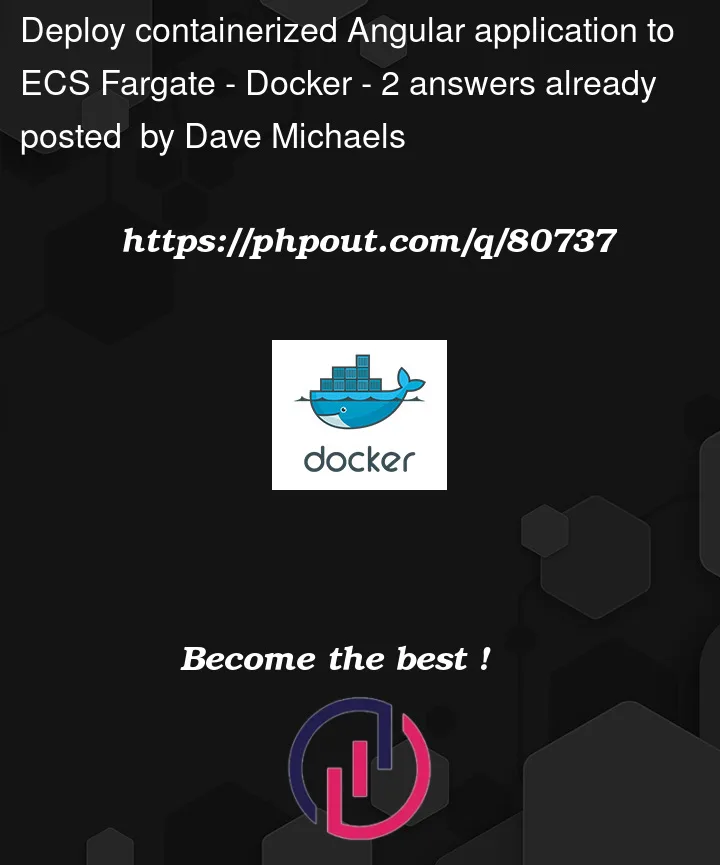 Question 80737 in Docker