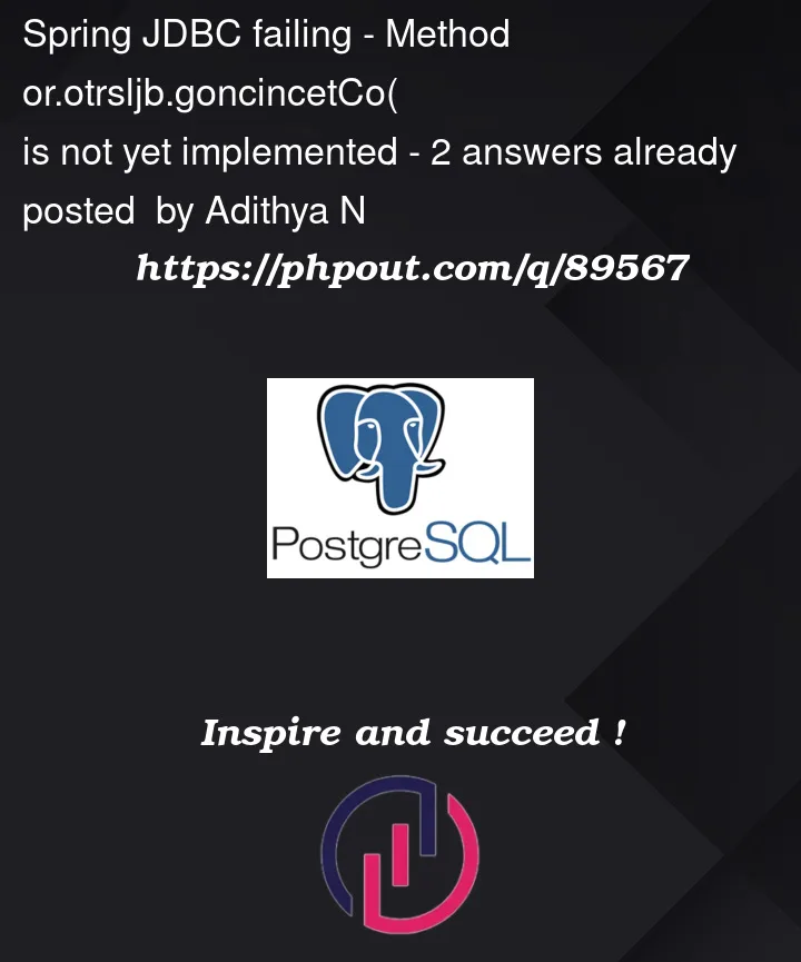 Question 89567 in PostgreSQL