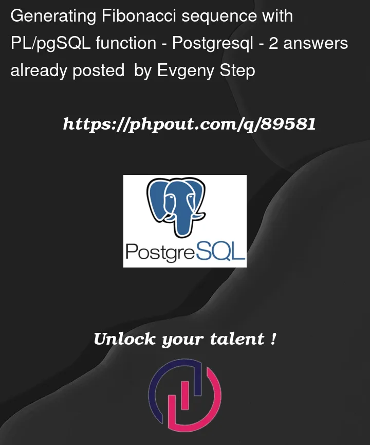 Question 89581 in PostgreSQL