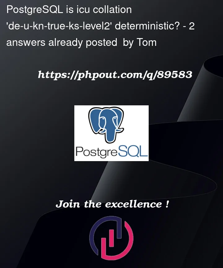 Question 89583 in PostgreSQL