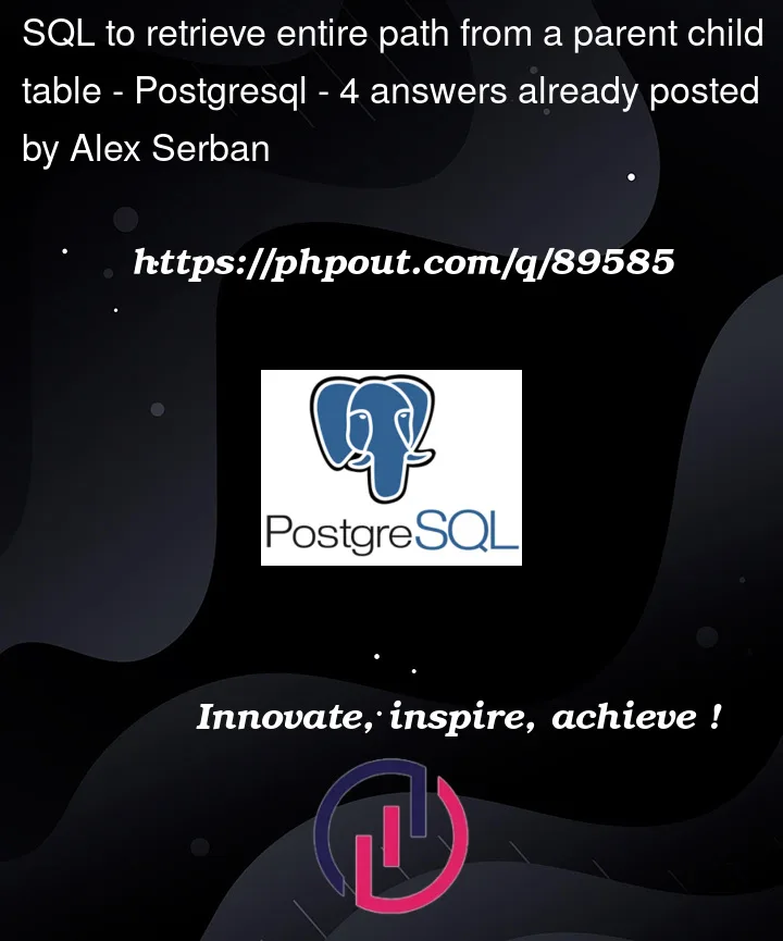 Question 89585 in PostgreSQL