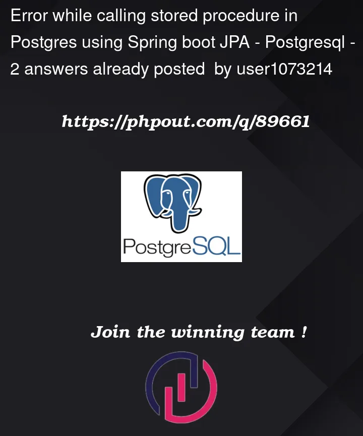 Question 89661 in PostgreSQL