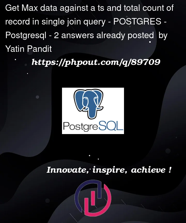 Question 89709 in PostgreSQL