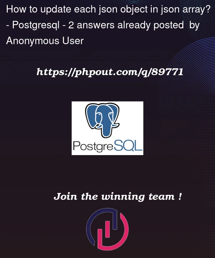 Question 89771 in PostgreSQL