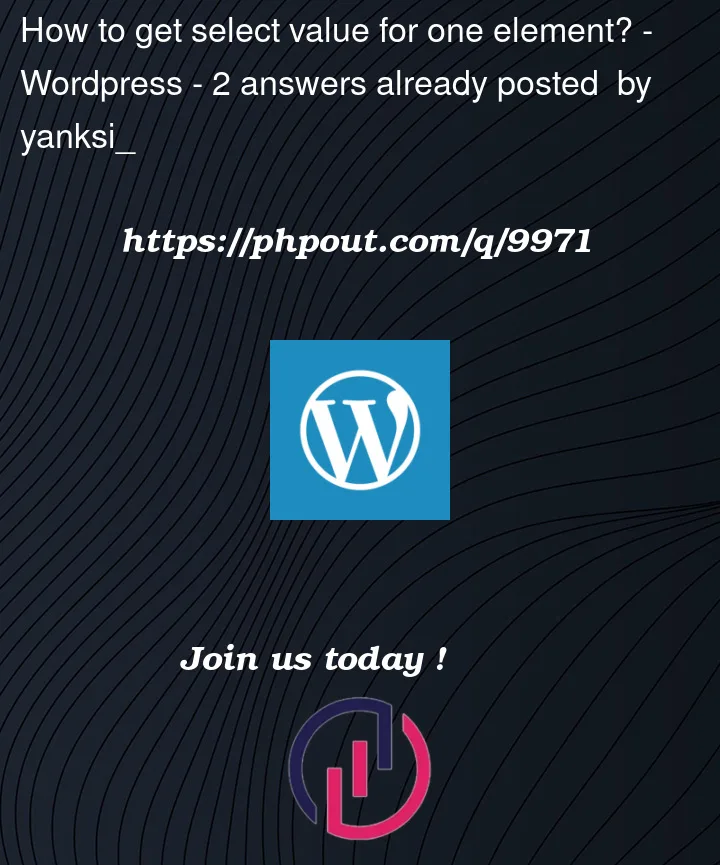 Question 9971 in Wordpress