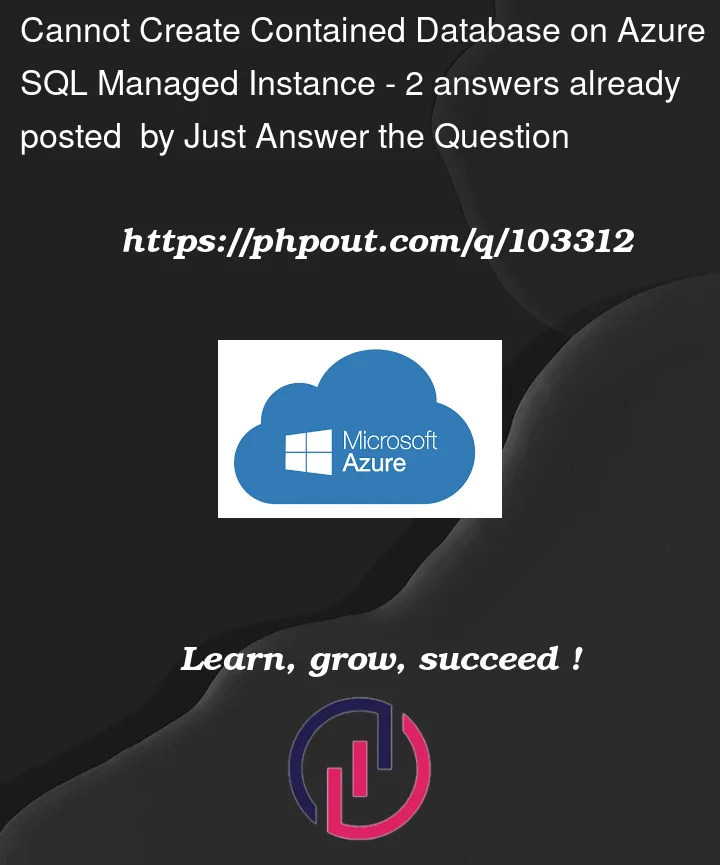 Question 103312 in Azure